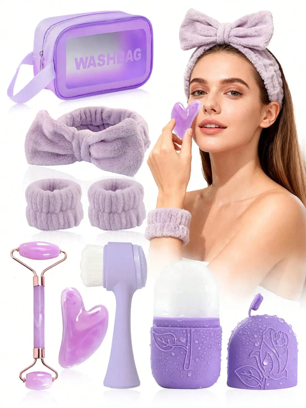 Facial Massage Cooling Roller Set