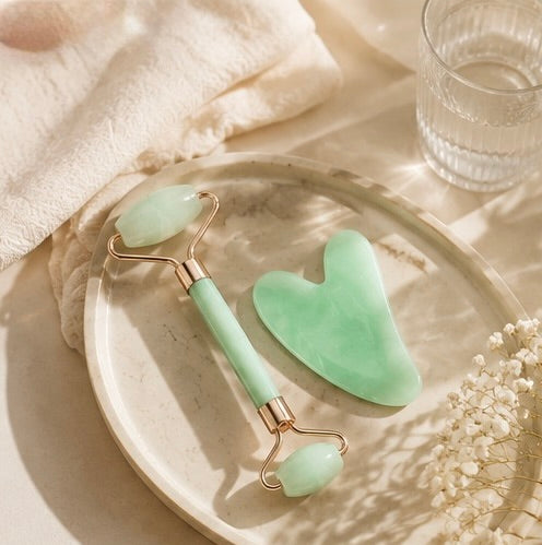Aura Cooling Roller & Gua Sha Set