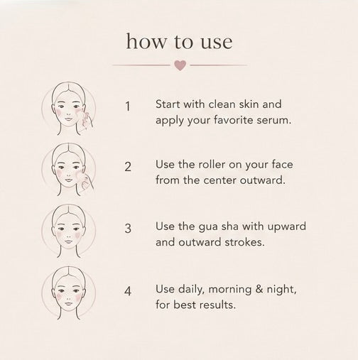 Aura Cooling Roller & Gua Sha Set